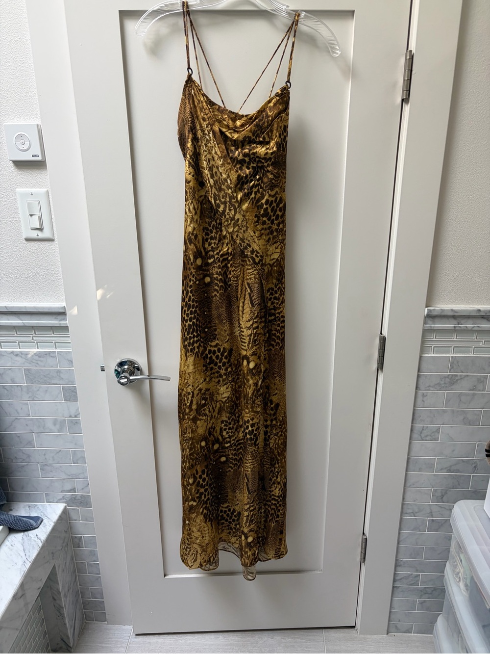 NWT All Saints Claire Midi slip dress - Picture 5 of 7